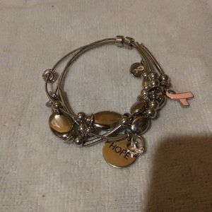 Breast cancer bracelet